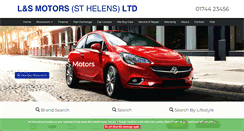 Desktop Screenshot of landsmotors.co.uk